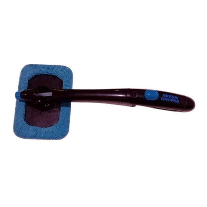 Car Window Brush with microfiber cleaning arm and built-in water sprayer