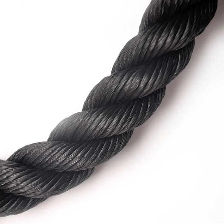 Nylon pull rope fitness equipment with silent pulley and various attachments for a full-body workout