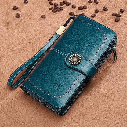 Premium leather wallet in various colors, featuring a stylish and functional design for the modern Kiwi woman