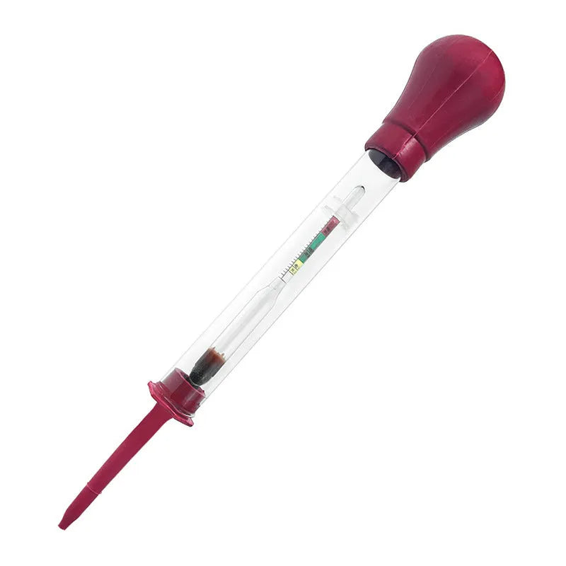 330mm red and black glass electrohydraulic hydrometer for automobile battery electrolyte density measurement