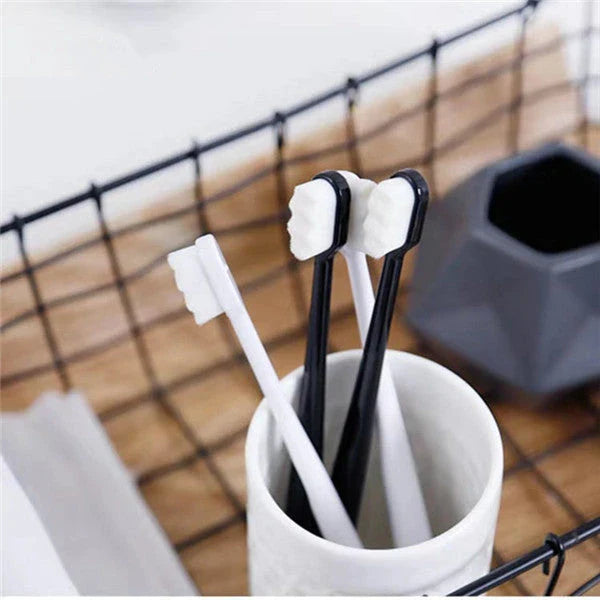 Micron Soft Toothbrush with high bristle count for efficient cleaning