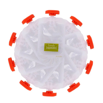 10pcs disposable baby food storage bags for juice and puree, safe and convenient