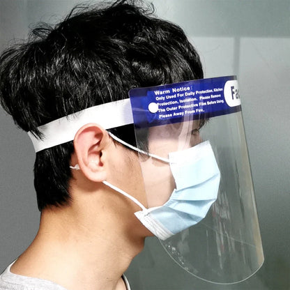 Disposable protective mask with anti-fog and sweat absorption features