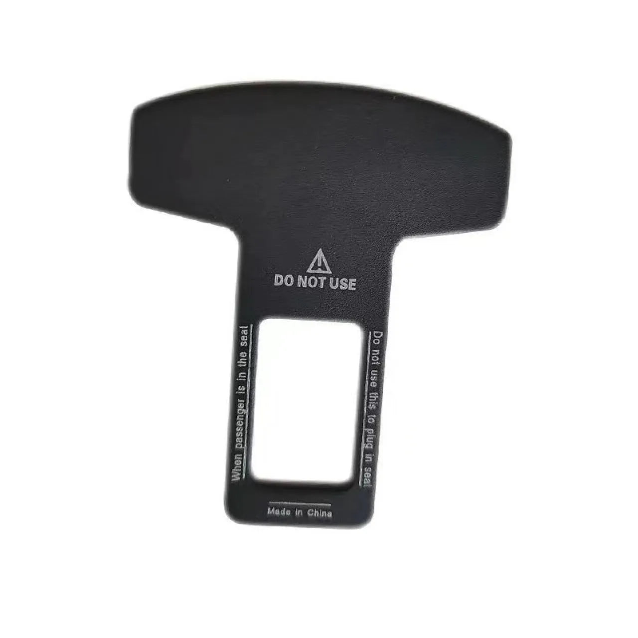 Aluminium key chain bottle opener with a lock tongue tool in frosted carbon fibre finish.