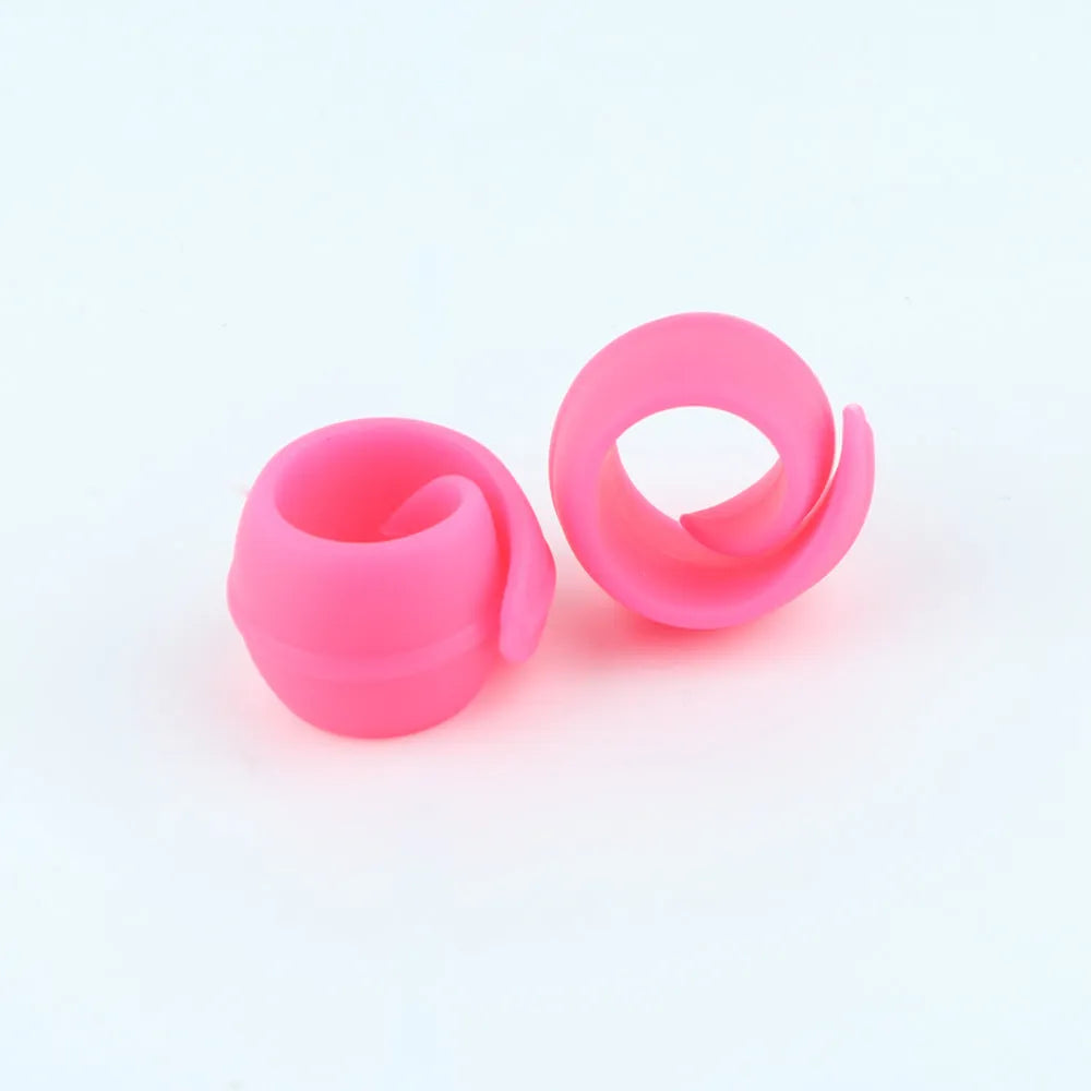 Sewing spool fixed clip silicone bobbin core holder 20mm in multiple colours