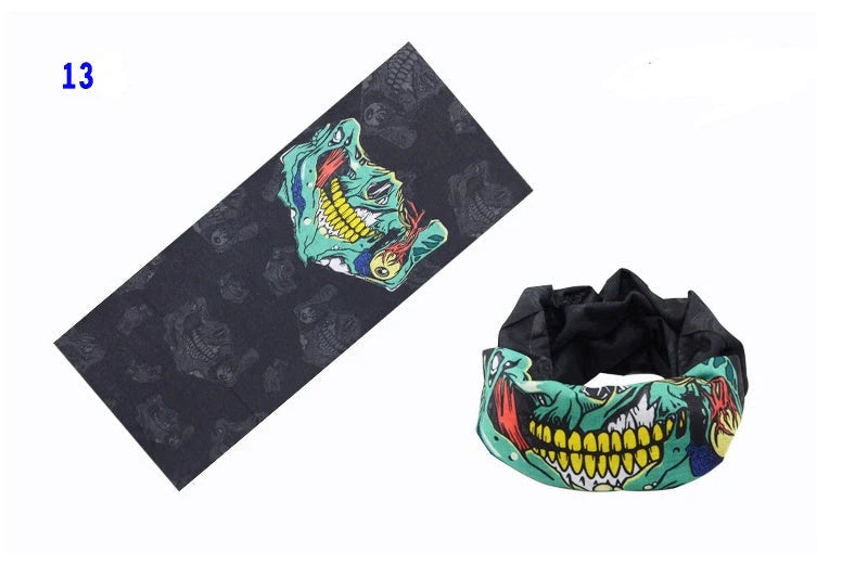 Seamless Outdoor Turban in versatile use as headscarf, scarf, and more