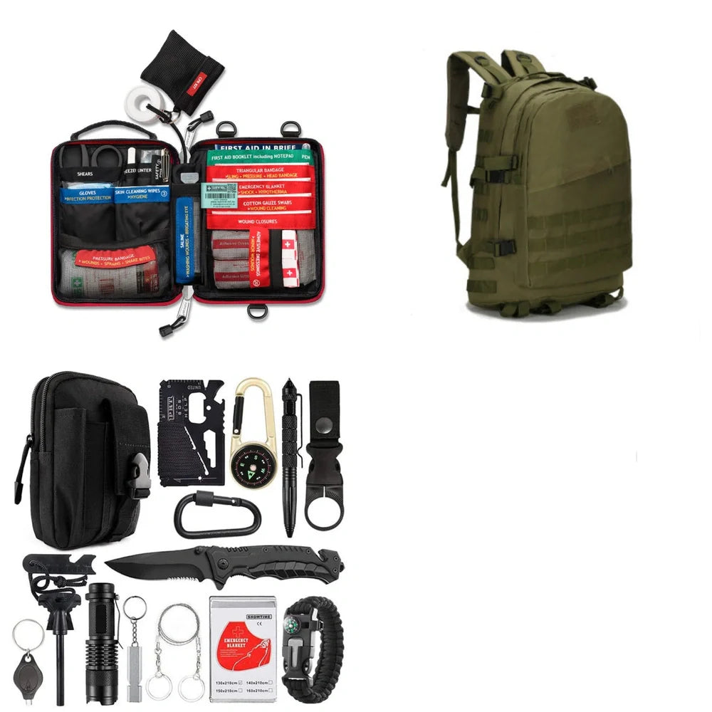 Amazon's 17.5×12×6cm multi-function survival tool with SOS features for camping