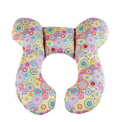 U-shaped baby head support pillow in various styles for car safety seats