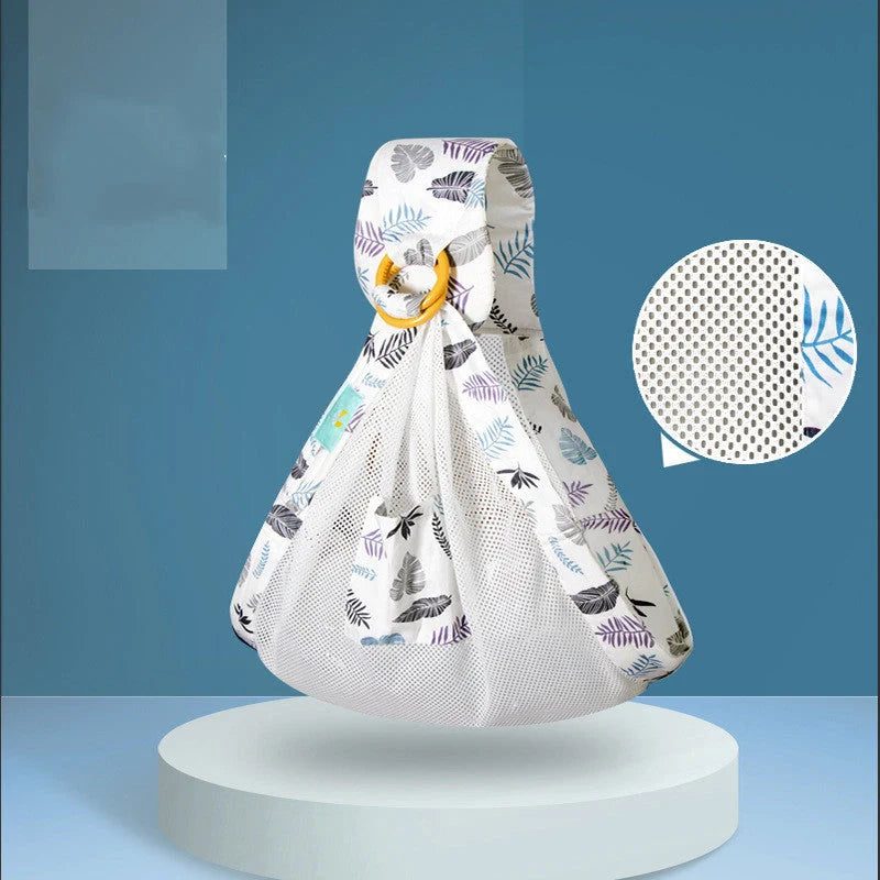 100% cotton baby carrier sling in various colors for secure, hands-free baby carrying