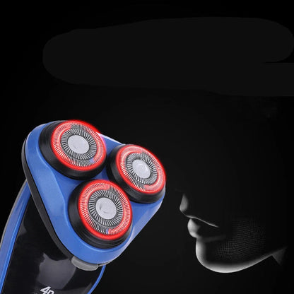 4-in-1 Electric Shaver with Triple Blade for Men - Compact and Rechargeable