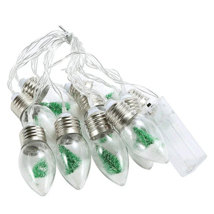 Premium battery-powered LED holiday string lights with warm, twinkling glow for festive decor and lighting