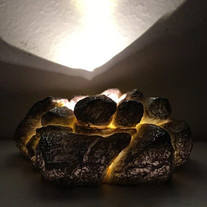 Lava Dragon Egg Desktop Decoration Dinosaur Egg Resin Crafts in various colours and base options