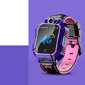 Green children's A63 smartwatch with GPS on a silicone strap, showing the 1.44-inch touchscreen and camera.