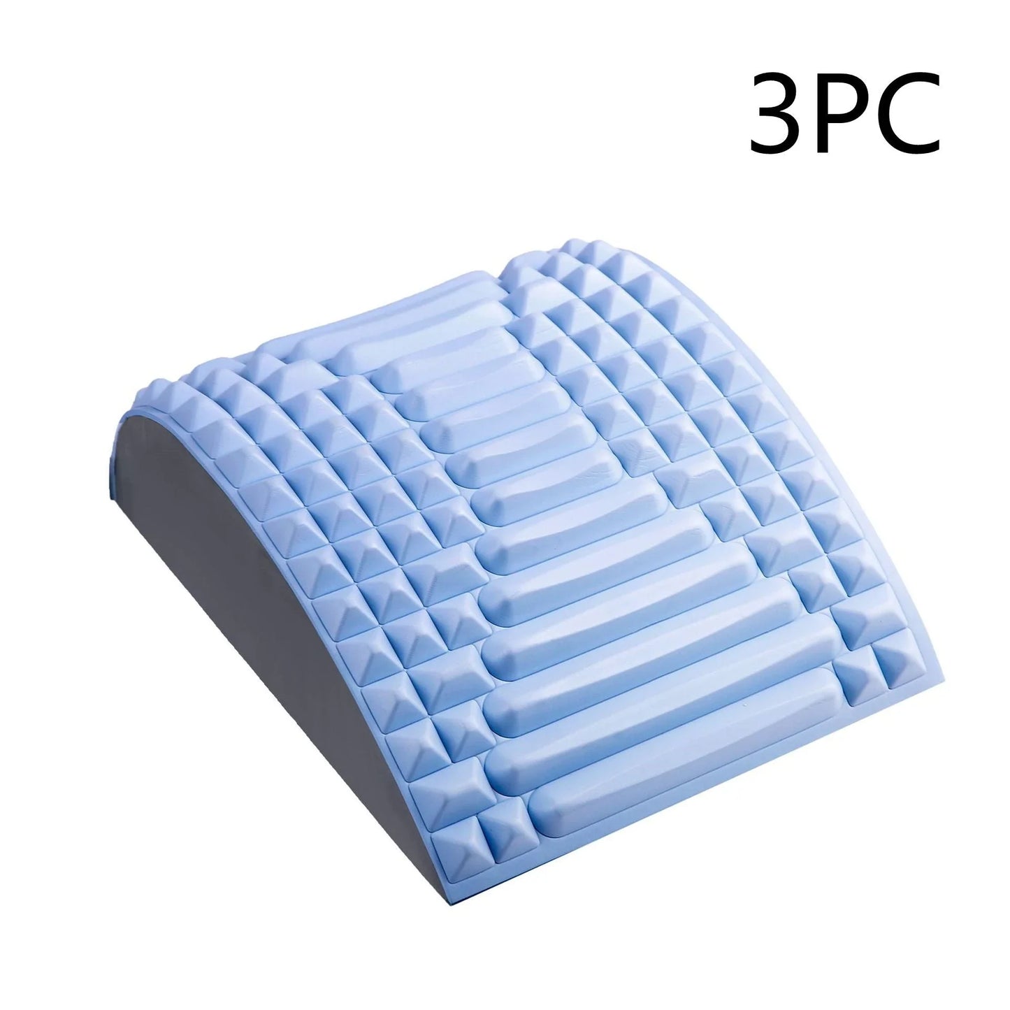 Premium back stretcher pillow for neck and lumbar support, relieving pain and improving posture.