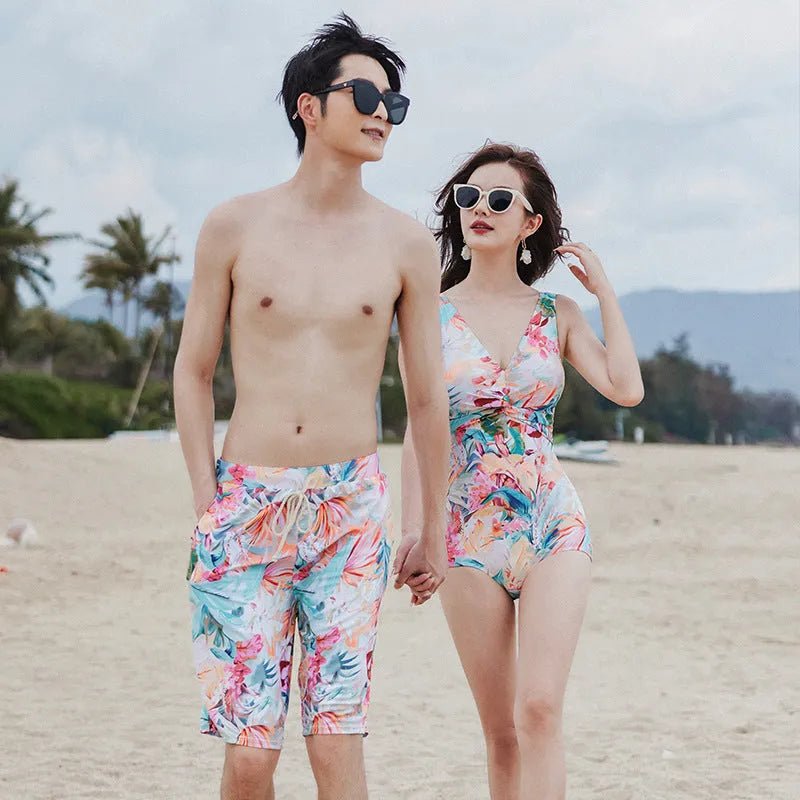 Women's one-piece conservative skirt swimsuit with backless design and high elasticity, available in multiple Asian sizes