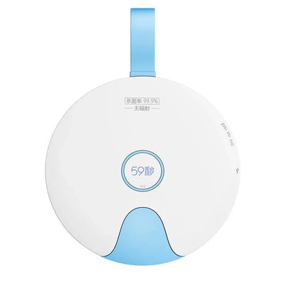 Compact USB baby bottle sterilizer with gravity sensing technology