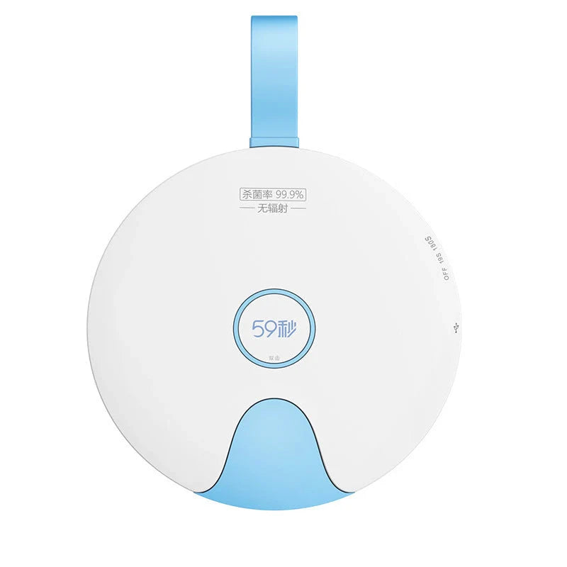 Compact USB baby bottle sterilizer with gravity sensing technology