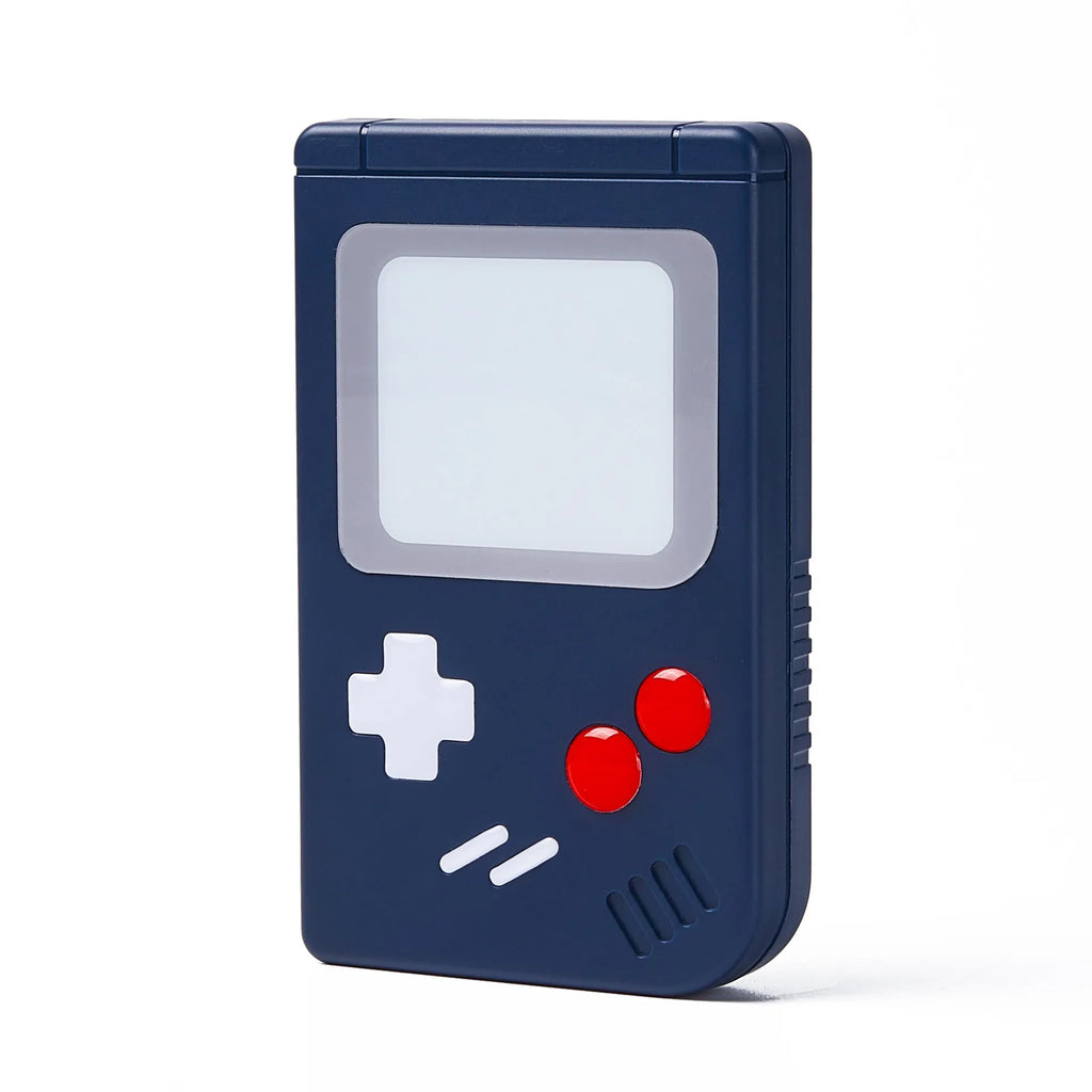 Nintendo Switch game card storage box in blue, pink, and white colours