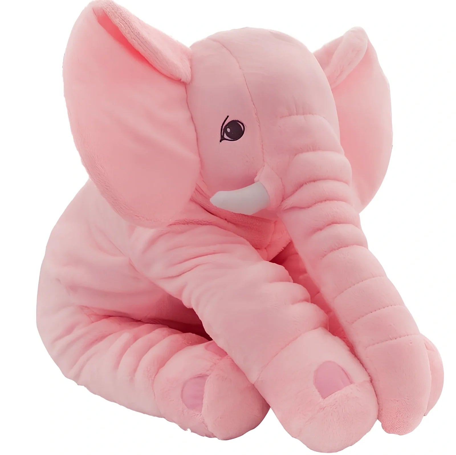 Blue 40cm plush elephant doll with PP cotton filling, short plush fabric, cute animal design for baby comfort