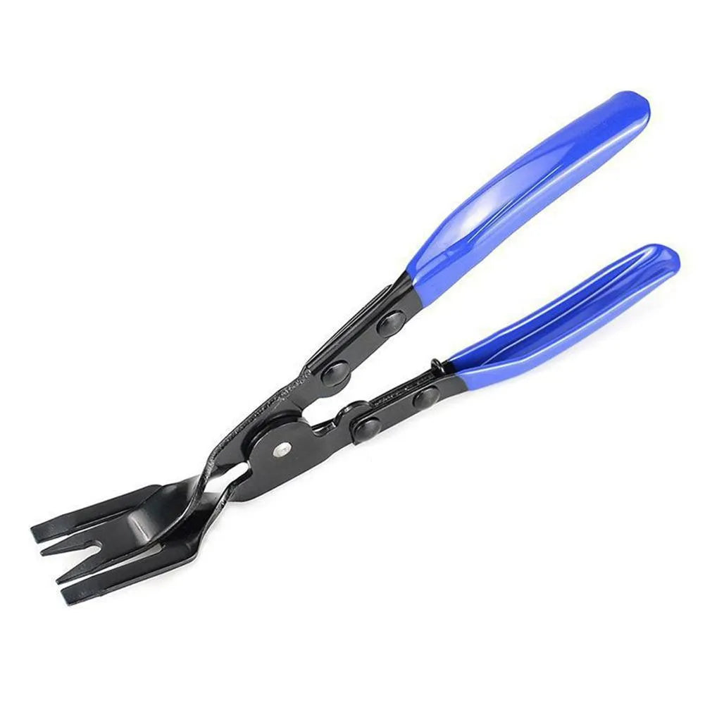 Blue car universal disassembly separator pliers for removing interior clips and door panels