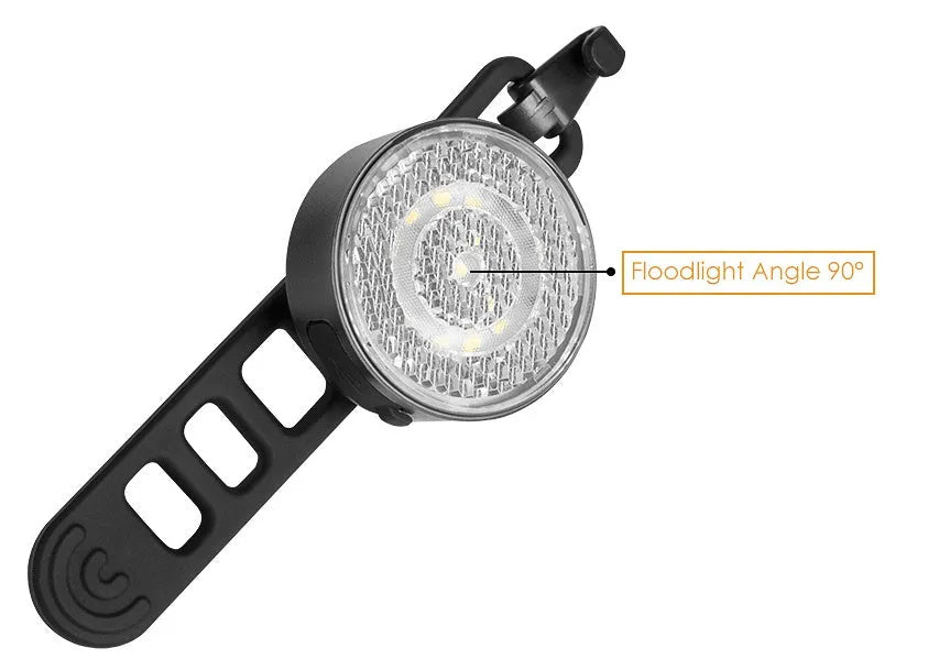 Gaciron W08F-20 bicycle LED headlight with motion sensor and USB rechargeable battery, 20 lumen, IPX6 waterproof