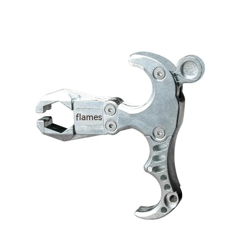 Zinc alloy two-axis archery and harpoon fishing release aid with clip