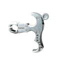 Zinc alloy two-axis archery and harpoon fishing release aid with clip