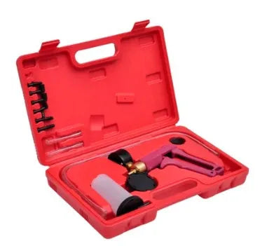 Manual vacuum air blow gun suction tool for car repair with aluminium alloy construction