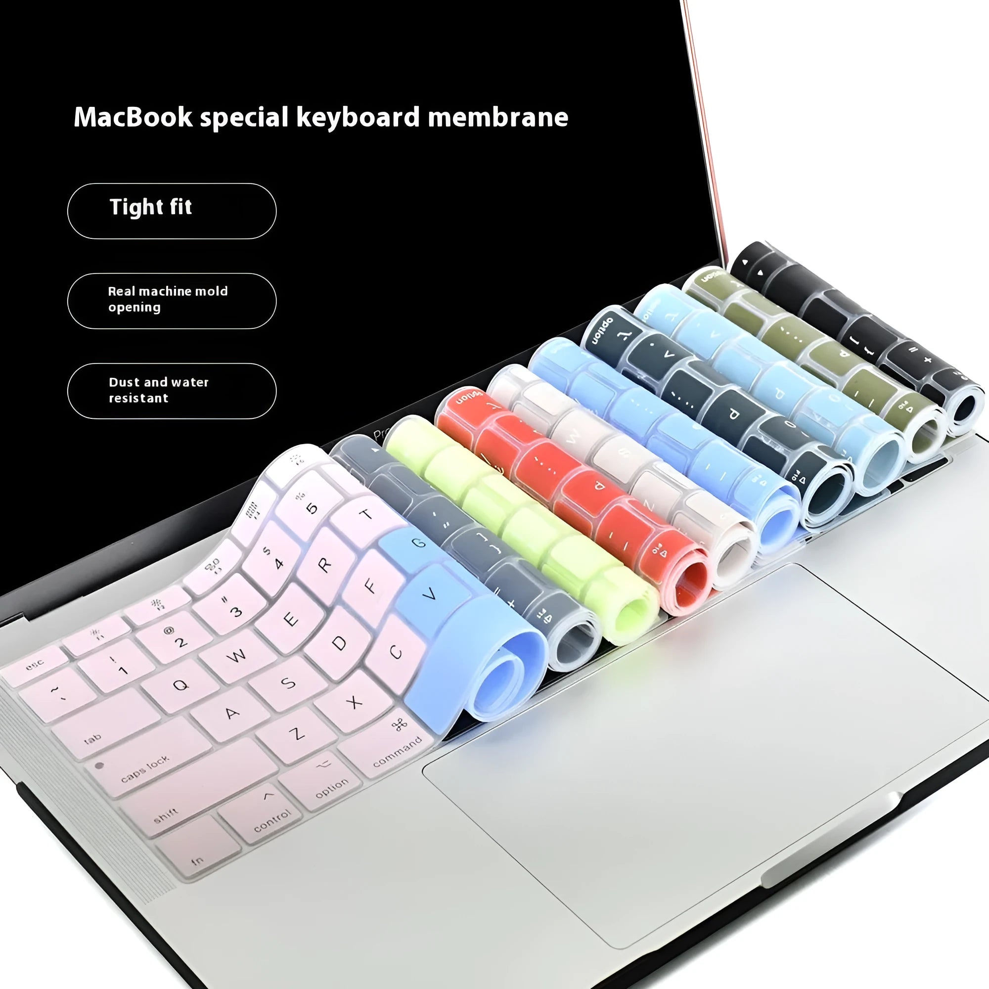 Silicone keyboard cover for MacBook Air11 with high-definition printing and cutout keys