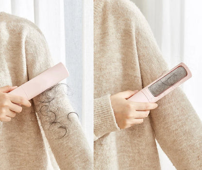 Rotating cylinder electrostatic hair remover brush in multiple colours