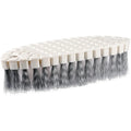 White flexible brush for cleaning bathroom tile grout lines, made of PP plastic, 15.5x5.8x4cm