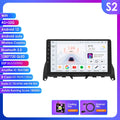 Mercedes C-Class W204 S204 9-inch car navigation system with GPS and Apple CarPlay on dashboard display