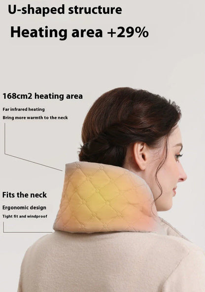 Premium Heated Scarf with 3 Adjustable Heat Settings for Outdoor Warmth and Comfort