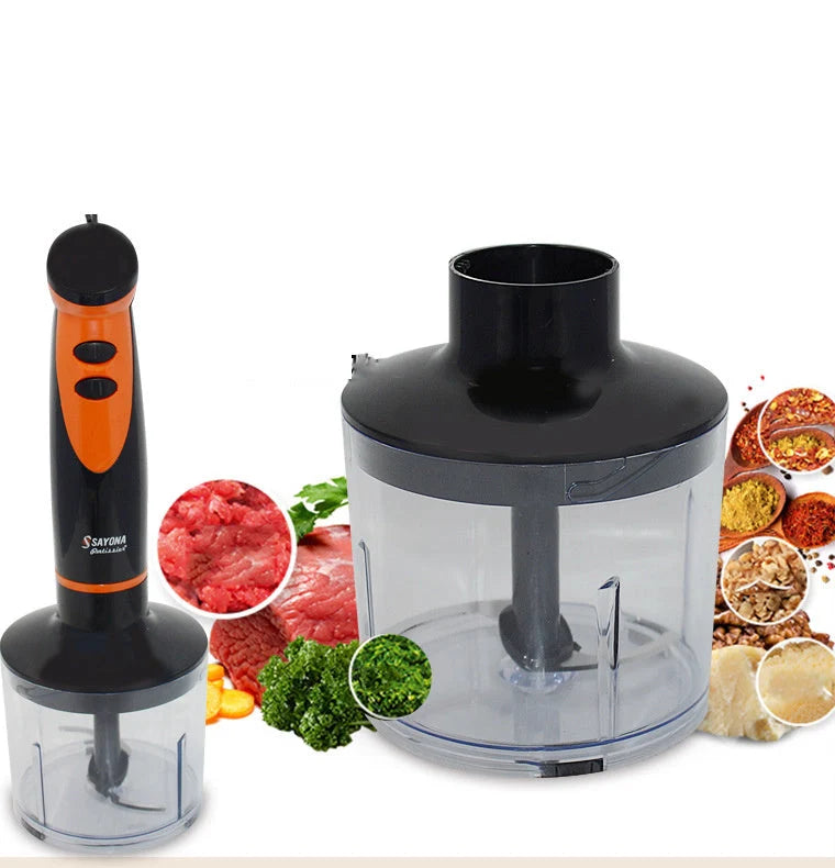 Multifunction electric hand blender beater with stainless steel rod and edible engineering plastic body