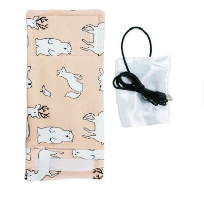 USB Milk Water Warmer Insulated Bag for Baby Bottles with USB charging cable