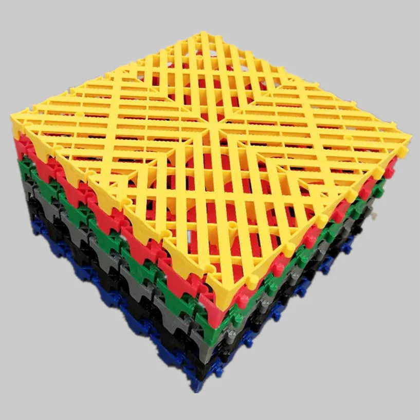 Car wash room plastic Mosaic grille tile 400mm by 400mm reinforced polypropylene