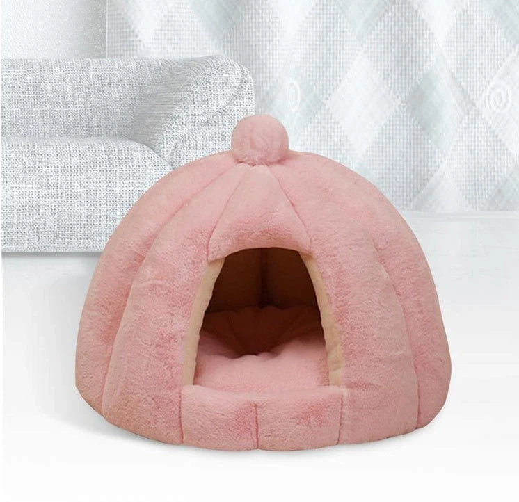 Pumpkin bag cat litter kennel in various colors, foldable and washable design