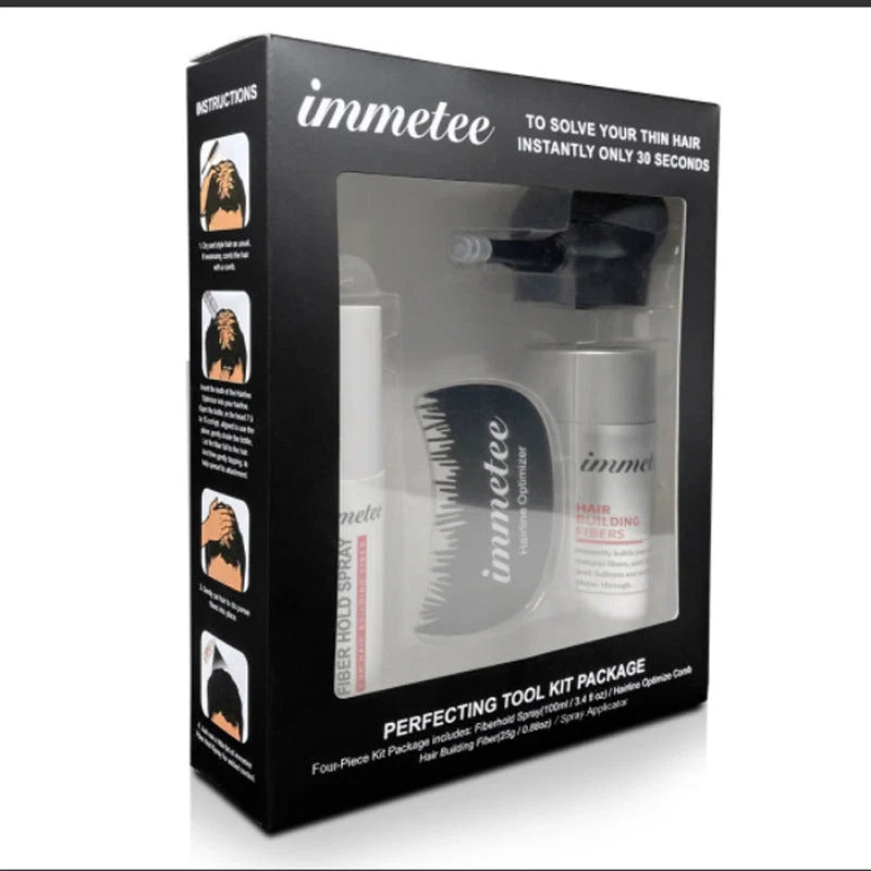 Imetee plant hair additive fibre powder for natural thinning hair coverage