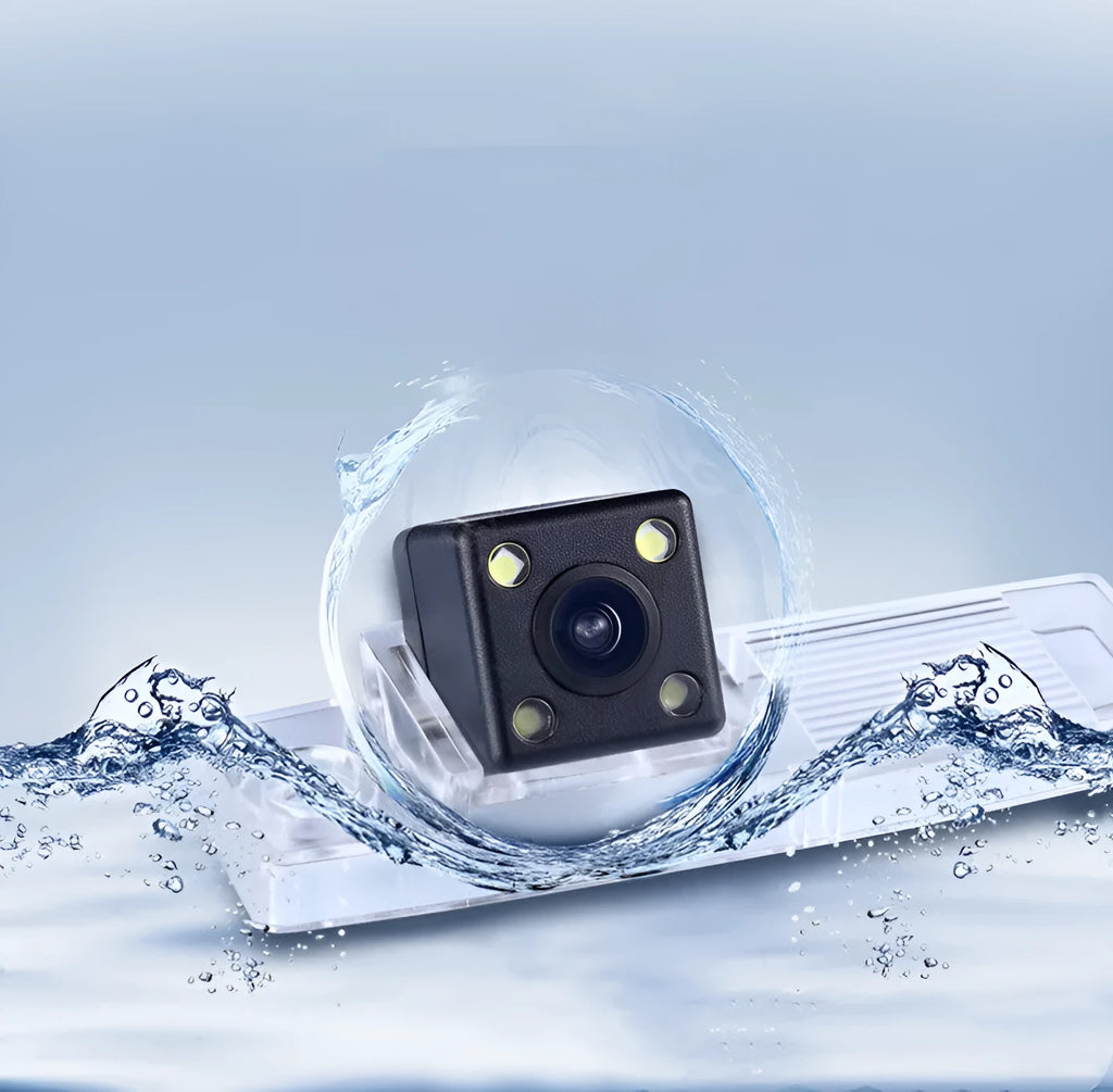 Nissan Marchi car rear view camera housing shell in transparent plastic measuring 73x32x11cm