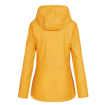 Women's outdoor winter jacket in Army Green, Black or Yellow with size range M to 4XL