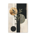 Modern minimalist inkjet poster on canvas, 30x45cm, single piece painting core with white edge for bedroom decoration