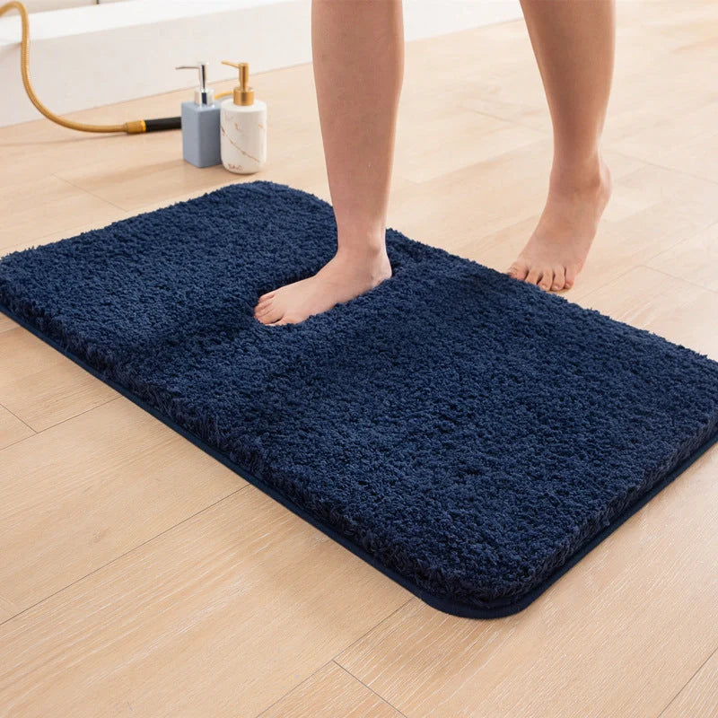 Polyester fibre household floor mat in various colours and sizes