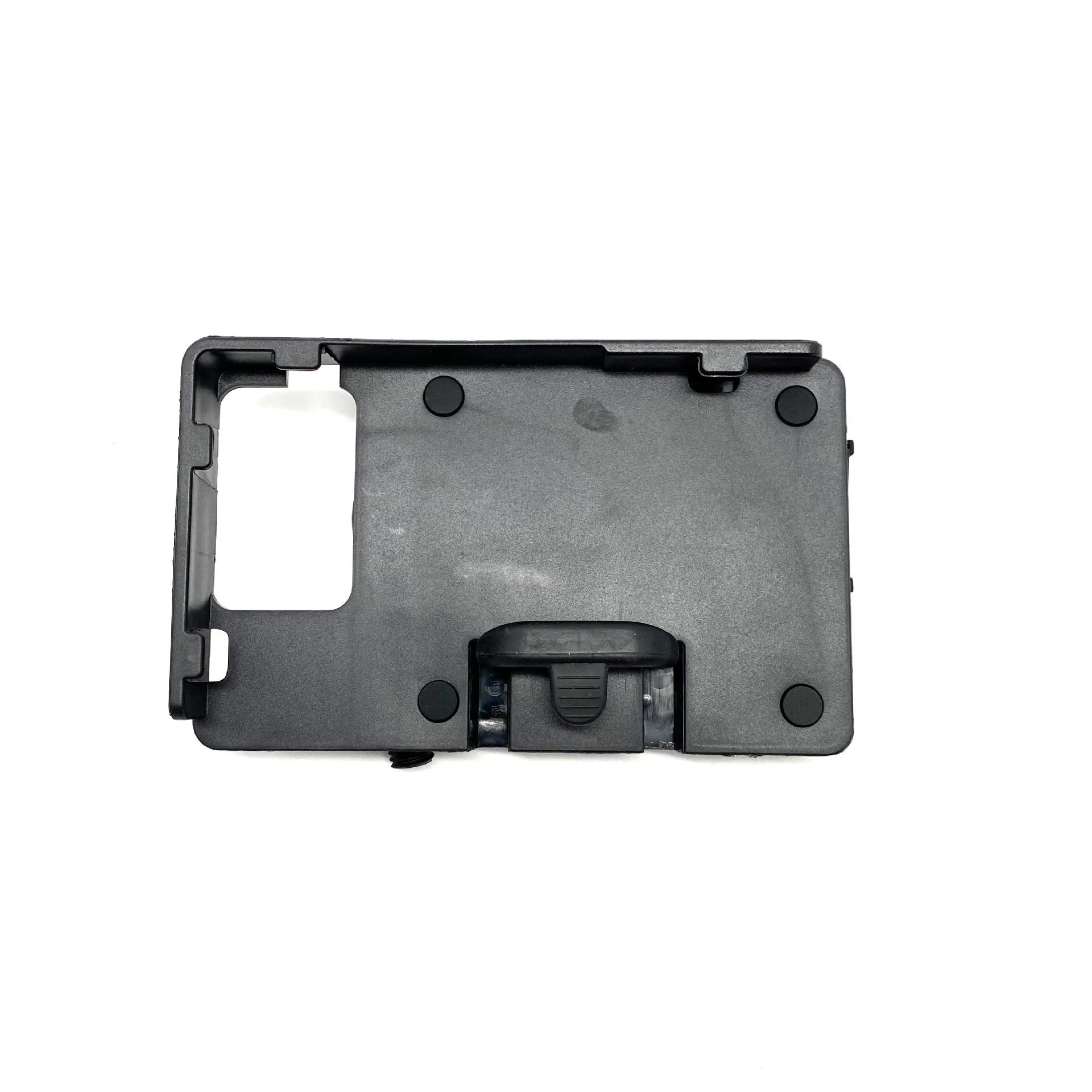 Black ABS plastic phone navigation bracket for BMW R1200GS and R1250GS motorcycles