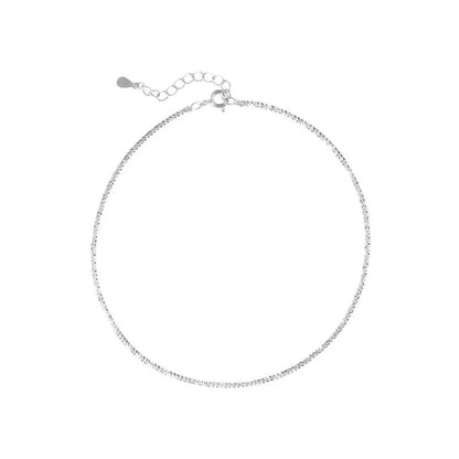 Starry bracelet sparkling cauliflower anklet in copper with a starry sky design