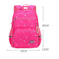 Fashion cartoon cute princess style children nylon backpack in pink with large 36-55L capacity