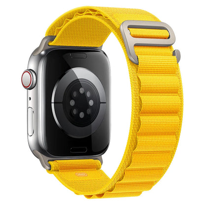 Apple Watch nylon strap with metal tips in various colours
