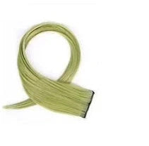 Vibrant gradient long curly hair wig patch for stylish transformations