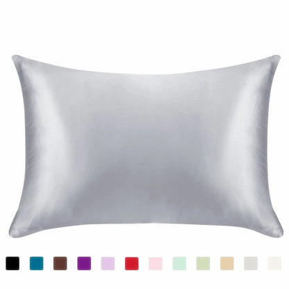 Luxury satin ice silk pillowcase in multiple colours for a cooler sleep