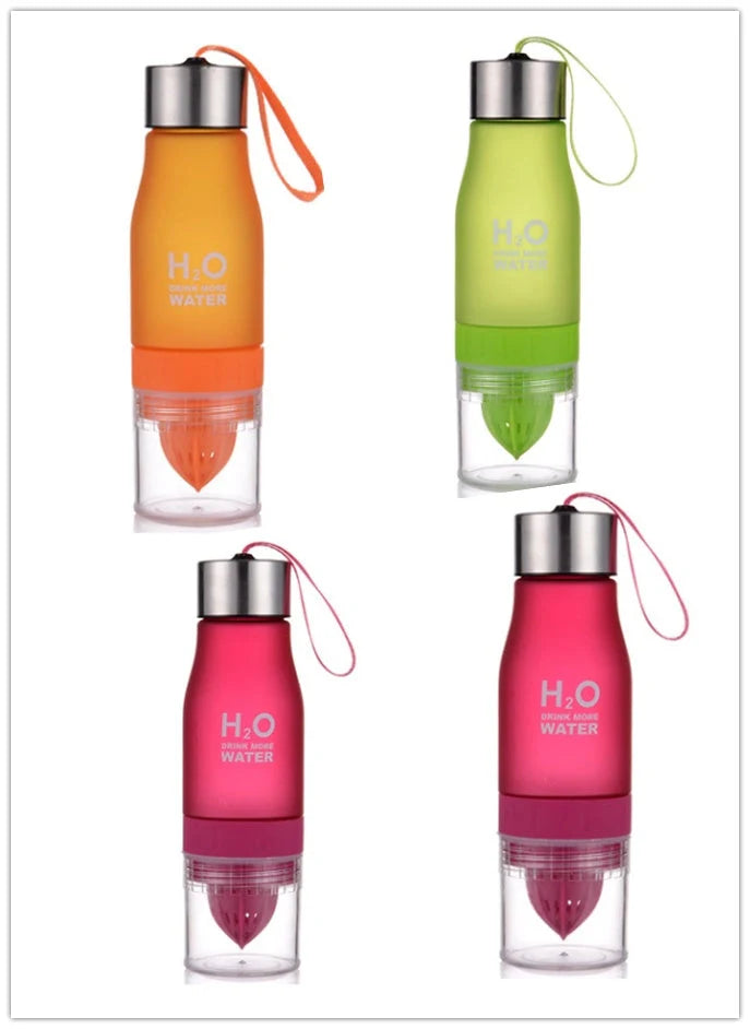 Frosted Plastic Lemon Cup in various colours, BPA-free, 650ml capacity