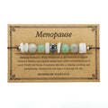 Geometric stone bracelet with wax line beading in colour 3906 for women
